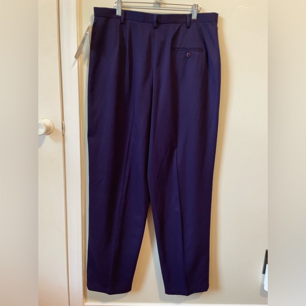 Evan Picone Purple Dress Pants - Picture 3 of 6